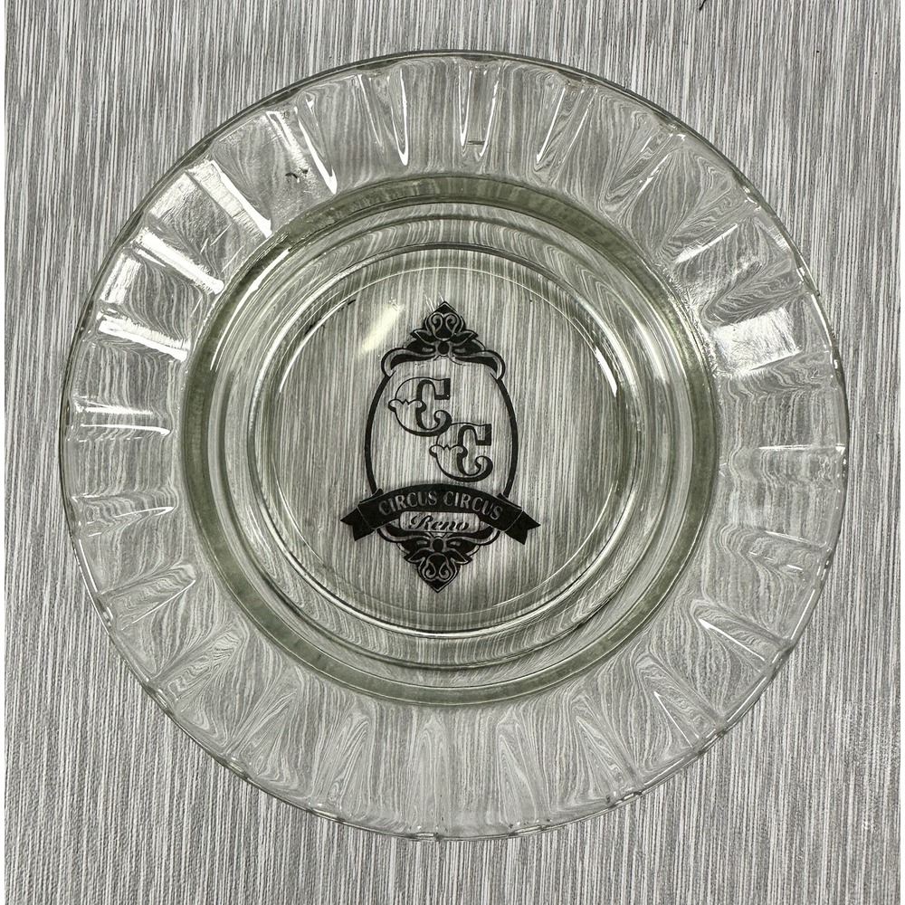 Vintage Ashtray Souvenir from the Circus Circus Hotel and Casino Las Vegas Reno
